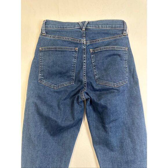 Veronica Bread Ryleigh High Waist Ankle Slim Straight Leg Jeans, size 26 - Picture 8 of 9